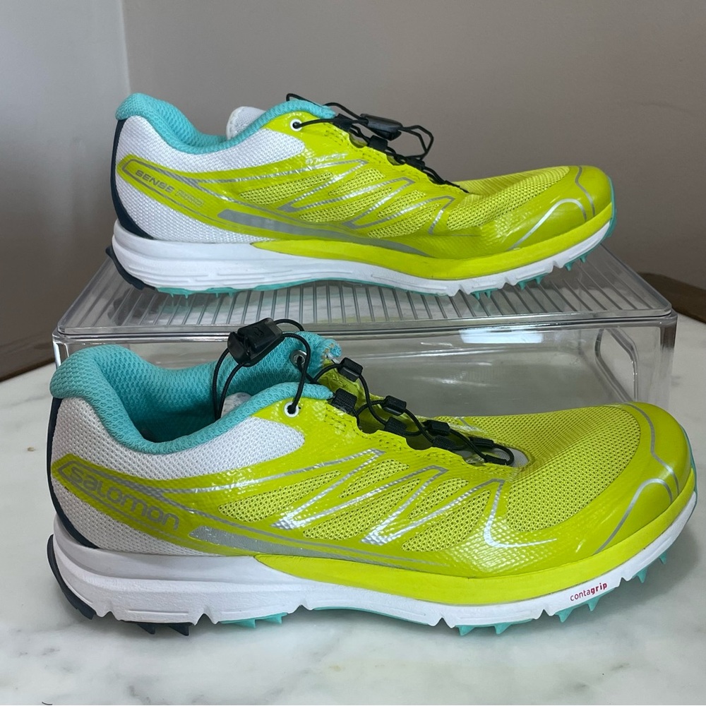 Salomon Women's Sense Pro City Trail /Running Lime Green Running Shoes